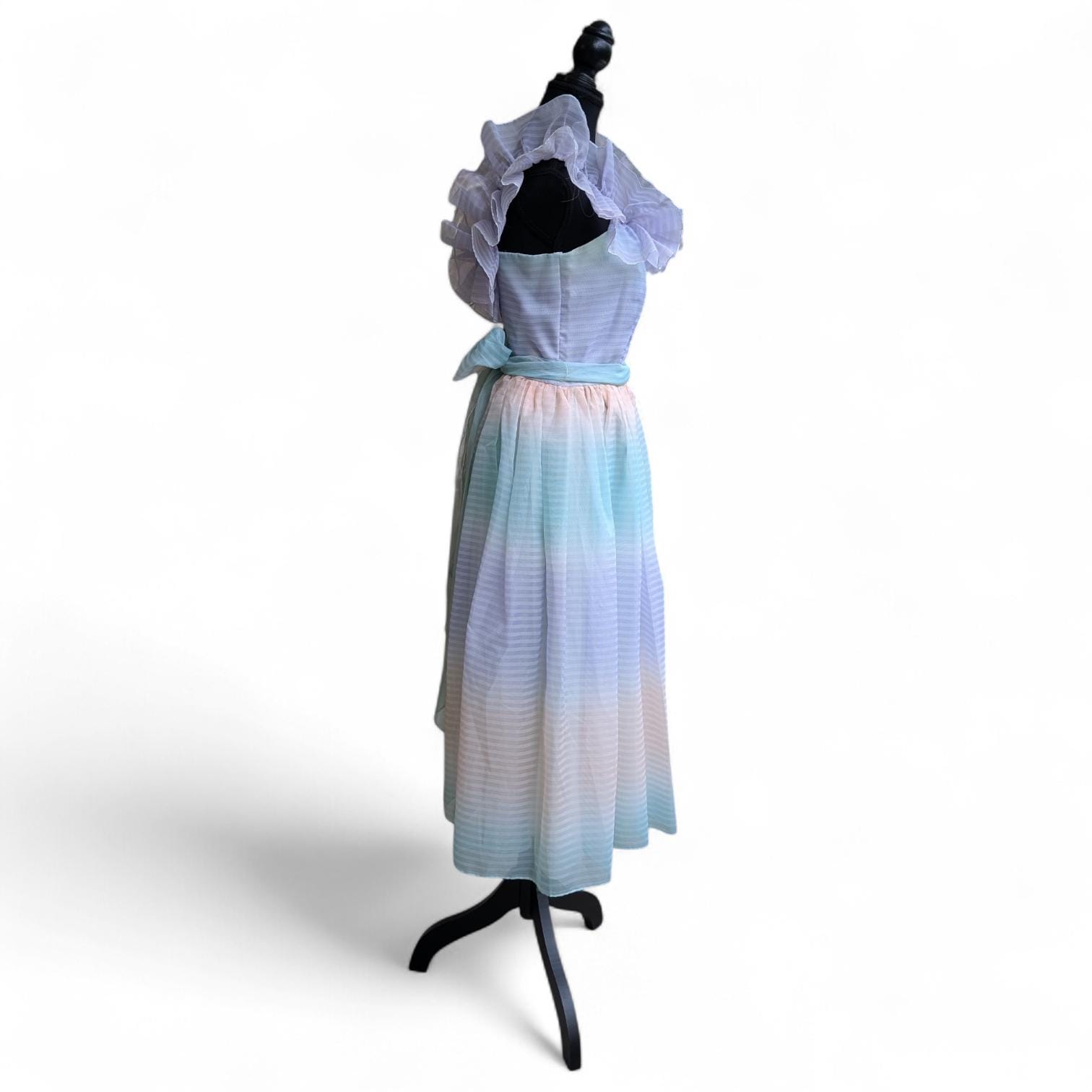rainbow organza dress Buy Women's Fashion: Sky Blue Rainbow Organza Silk Printed Anarkali Gown  (2XL, Floor-Length) at Amazon.in