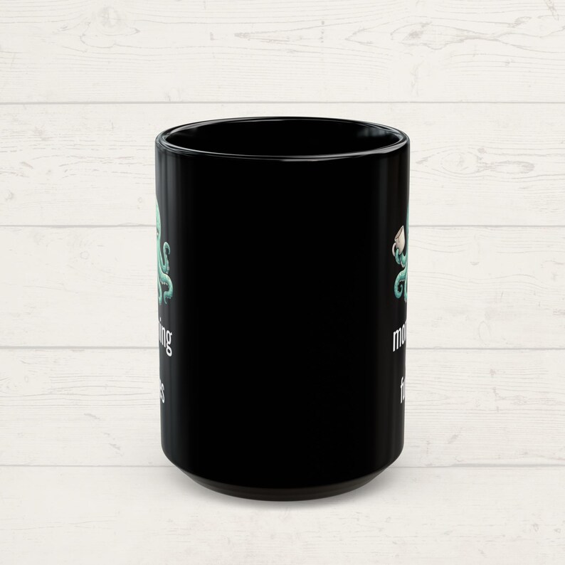 Front of a mug showing that the design is on both sides.