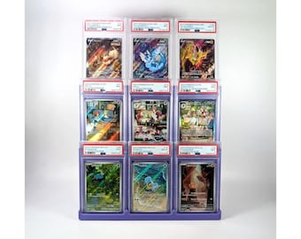 9 Card PSA Slab Display Stand