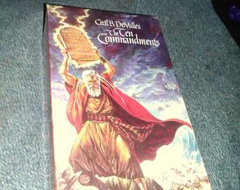 The ten commandments VHS version
