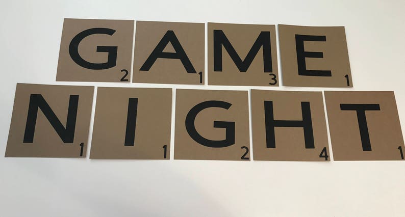 Game Night Banner Game Night Party Etsy