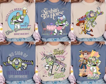 Buzz Lightyear Toy Story 5 Bundle PNG, You've Got A Friend In Me Graphic, Pixar Characters Design, Disney Family Trip Printable