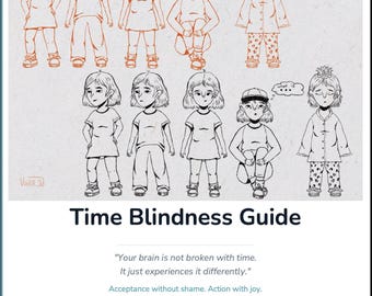 ADHD Time Blindness Guide — 5 States + Matched Tools | Printable PDF for Adults