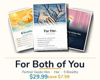 ADHD Couples Toolkit: Partner Guides, 5 Breaths, Breathing Together (Digital Download)