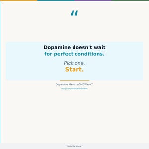 Menu de Dopamina para TDAH – Tabela de Combustível Pessoal (PDF de 4 páginas) imagem 7