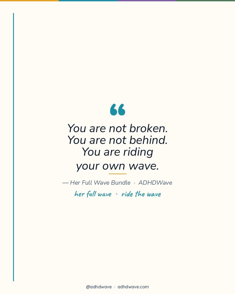 Mother’s Day Gift — ADHD Ritual System for Women – 5 Printable Tools ...