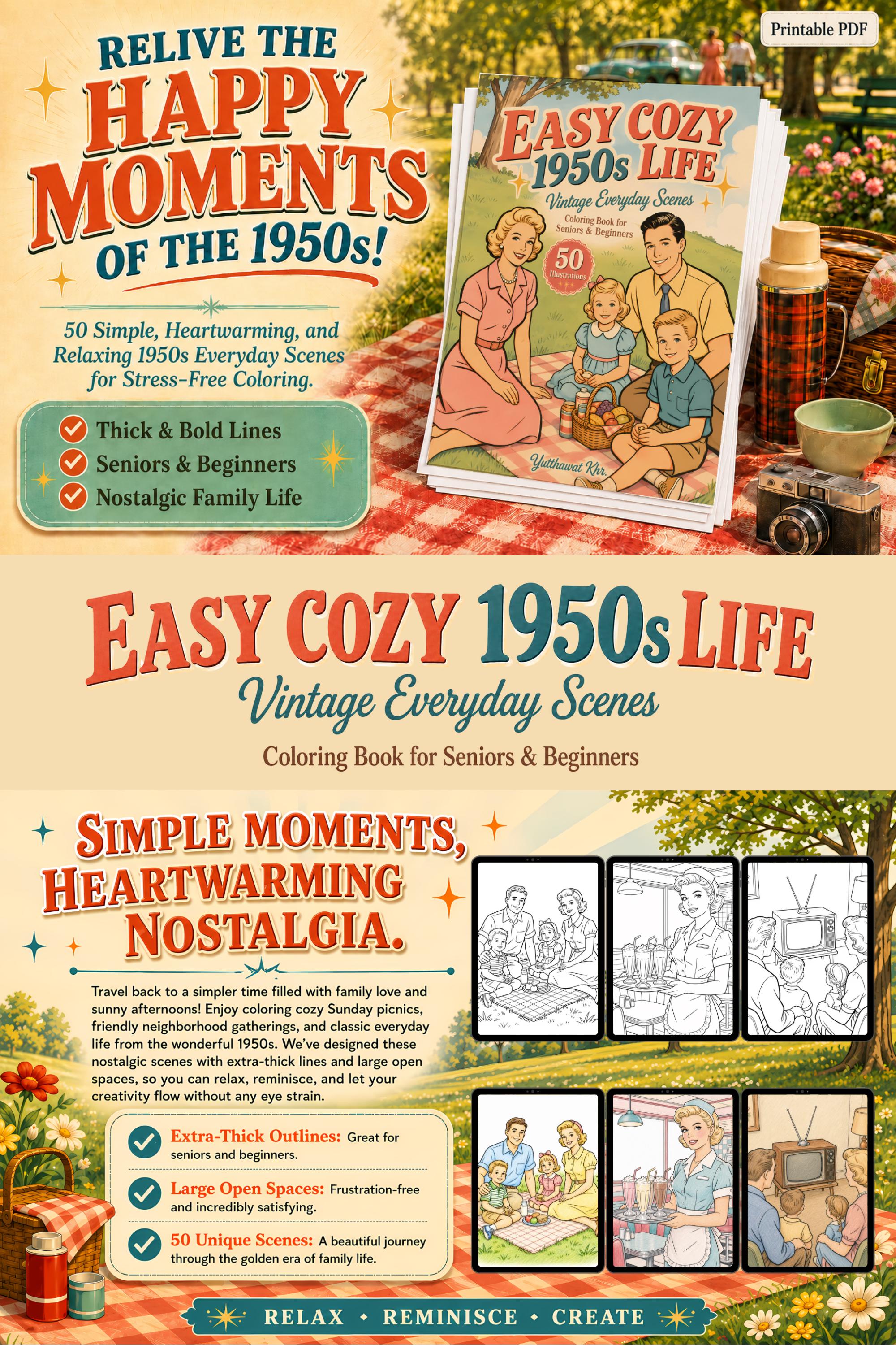 Life in the 50s Art - Etsy
