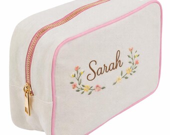 Custom Canvas Makeup Pouch