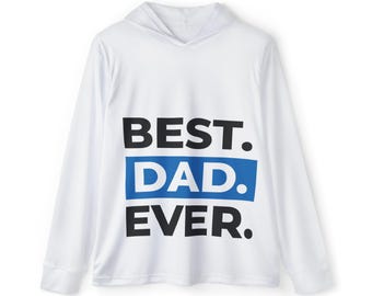 Bästa pappa någonsin Hoodie | Pappa typografi Hoodie