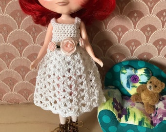 Blythe dress-White