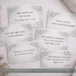 5-4-3-2-1 Grounding Technique Card: Free Printable Wallet-Size Anxiety Relief Tool