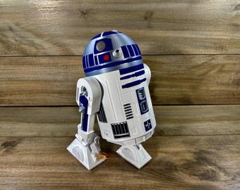 30cm R2D2 Astromech Droid Figure | 3D Printed Sci-Fi Robot Collectible Desk Display
