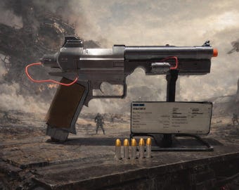 Sci-Fi Blaster Prop Replica | Futuristic Cosplay Gun | Fan Inspired Display Weapon | 3D Printed Collector Piece | Con Ready Prop