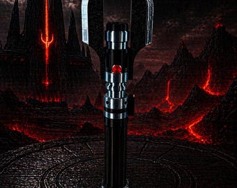 Sith Lightsaber Hilt Replica – Darth Malgus Style 3D Printed Prop (Cosplay Display)