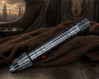 Plo Kloon Lightsaber Replica – Star Wars Inspired Hilt Prop | 3D Printed Collector Display Piece | Custom Saber Kit