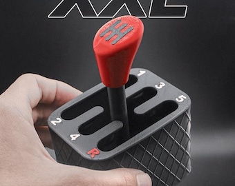 Brinquedo antiestresse XXL com câmbio de marchas – Brinquedo de mesa realista com padrão H de 6 velocidades, ferramenta para aliviar o estresse