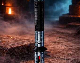 Baylan Skoll Inspired Lightsaber – 3D Printed Star Wars Cosplay Saber Prop – Realistic Hilt Replica – Sith/Jedi Display Collectible Gift.