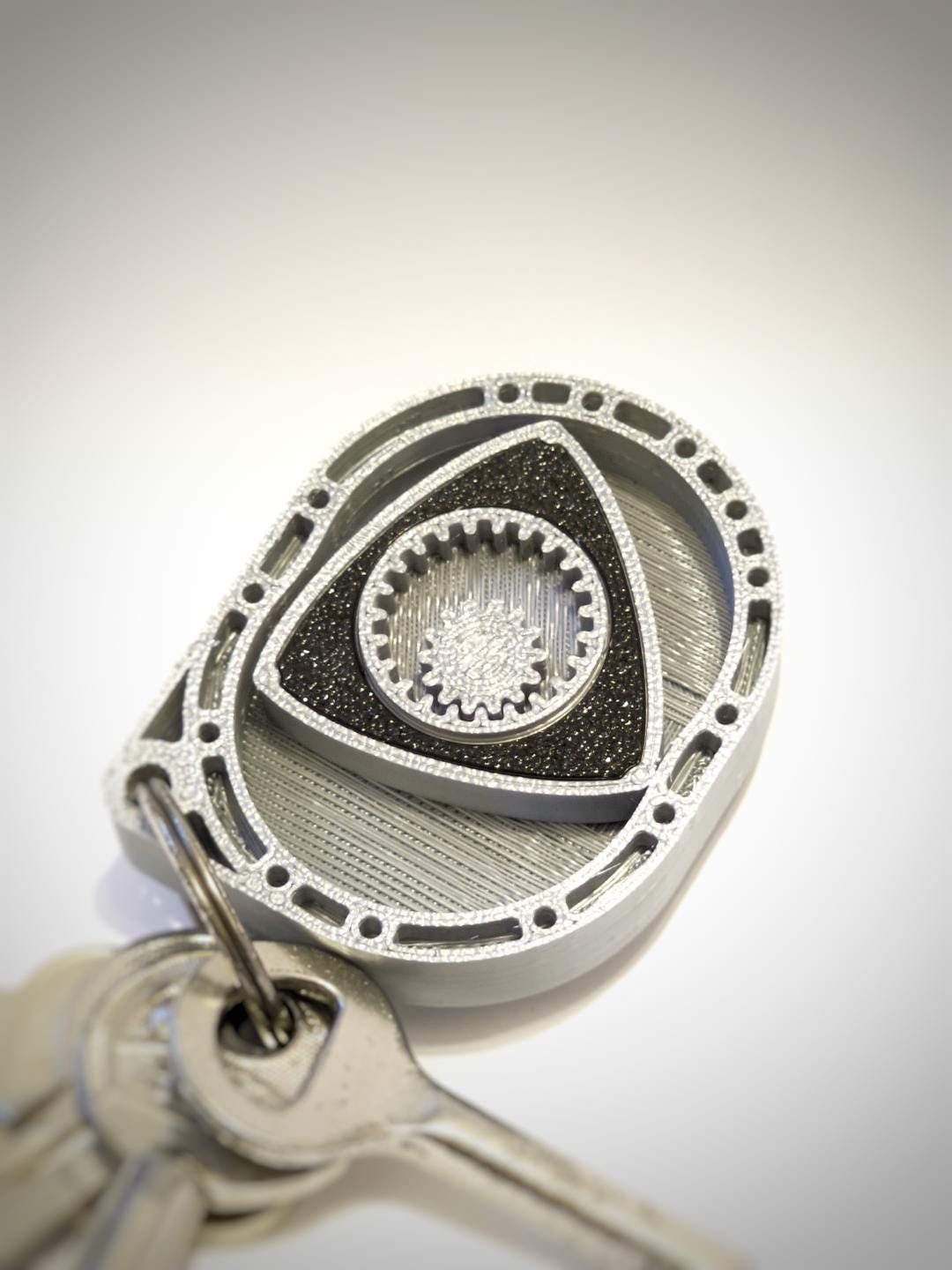 Hanging Engine Keychain 3D Printed Rotary Engine Fidget Keychain – Wankel Spinner JDM RX7 RX8 ...