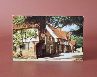 Vintage Postcard - England Chiddingstone National Trust Village UK Real Photo Postcard, Unused Unposted