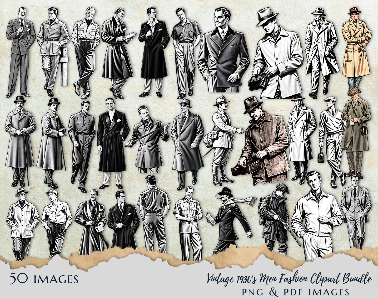 1930s mens fashion - Etsy 日本