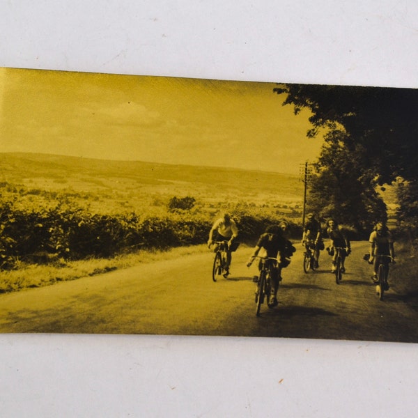 Vintage Photograph : York Minister, York Cycling Rally Weekend, August 1966, Group Of Cyclist / Rders On Cycle