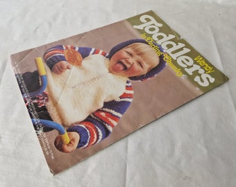 Vintage Toddler Knitting Booklet - Wendy in Darling Chunky