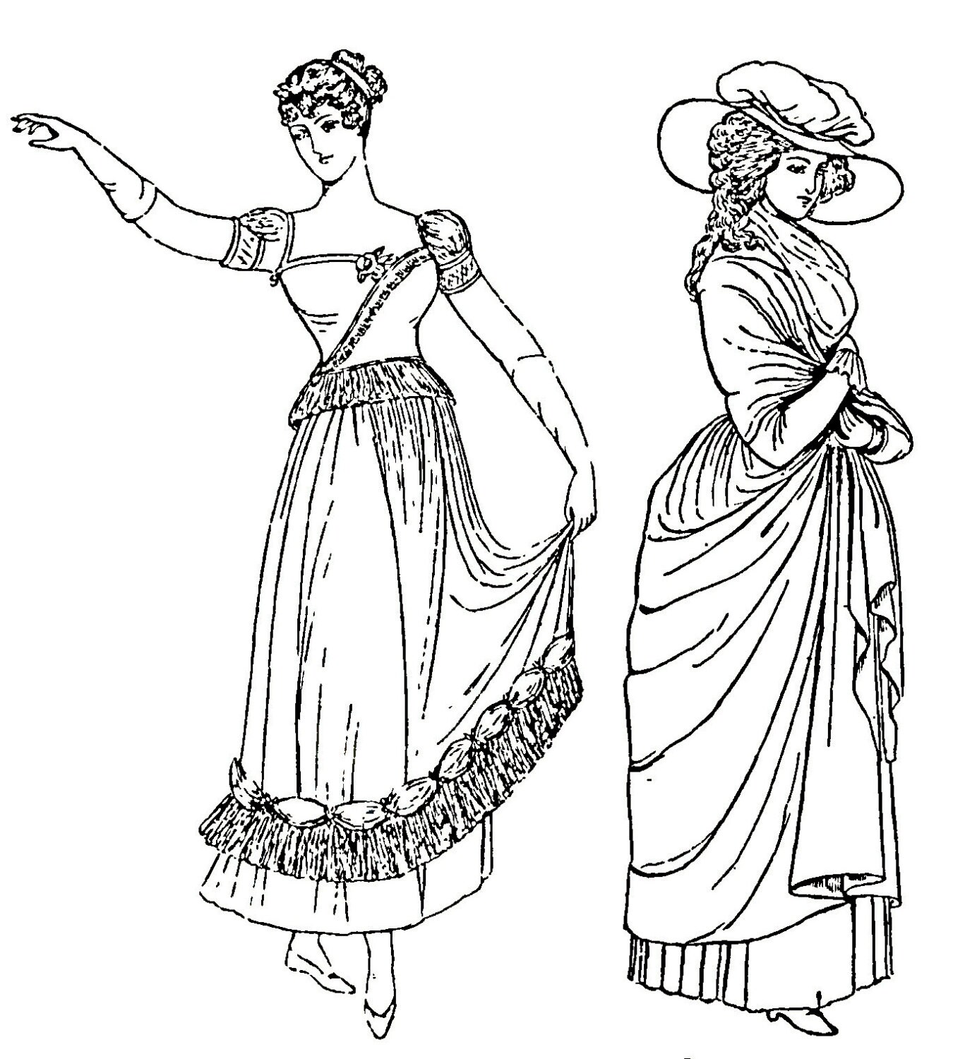 80 Digital Vintage Fashion Images for Cards, Crafts, Decoupage