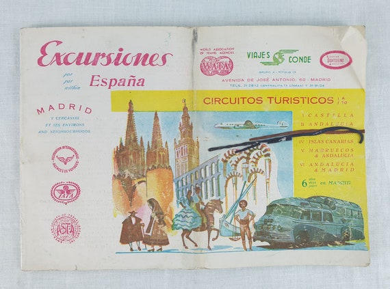 Buy Vintage Travel Guide With Map Paper Ephemera Online India - Etsy
