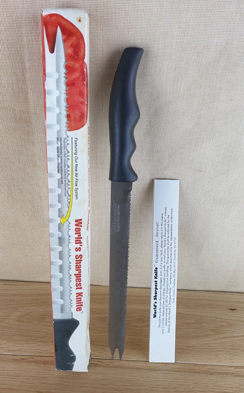 Worlds Sharpest Knife GUARANTEED FOREVER, in Box 