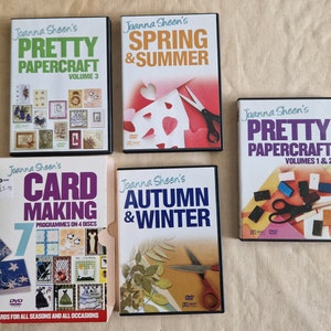 Joanna Sheen's Card Making DVD Box Set 7 Programmes 4 Discs