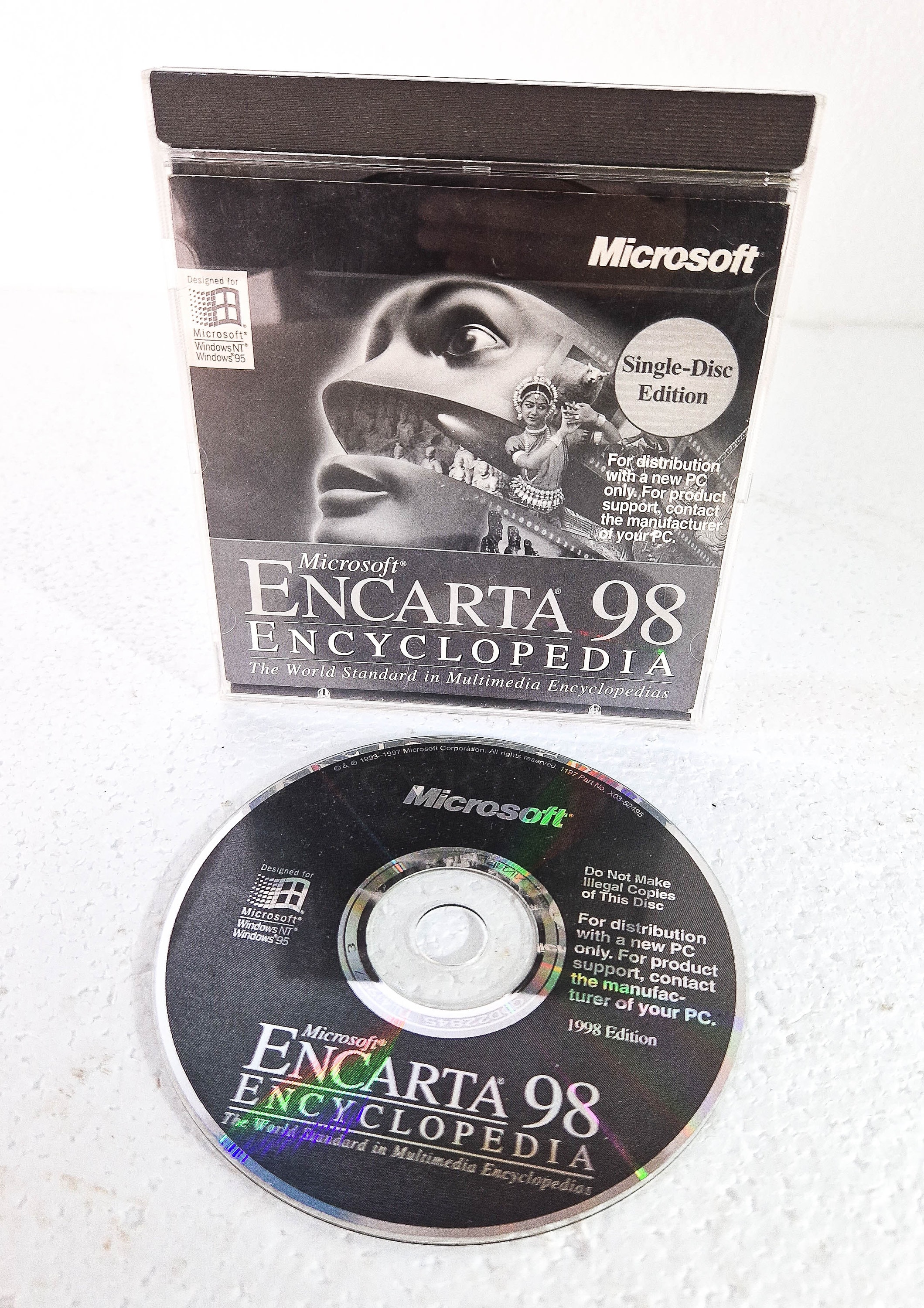 ビジネスおたすけ CD-ROM Microsoft Encarta 98 Encyclopedia : PC CD-ROM, Vintage Software - Etsy