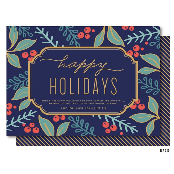 Corporate Holiday Cards Business Holiday Cards Business Etsy