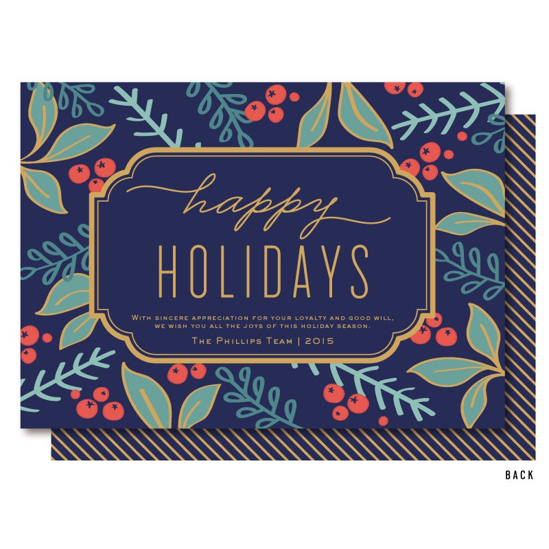 Corporate Holiday Cards Business Holiday Cards Business Etsy Nederland