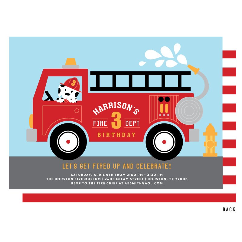 fire-truck-invitation-for-a-little-firefighter-birthday-party-a-dalmatian-puppy-dog-in-a-fireman-s-hat-driving-the-fire-engine-etsy