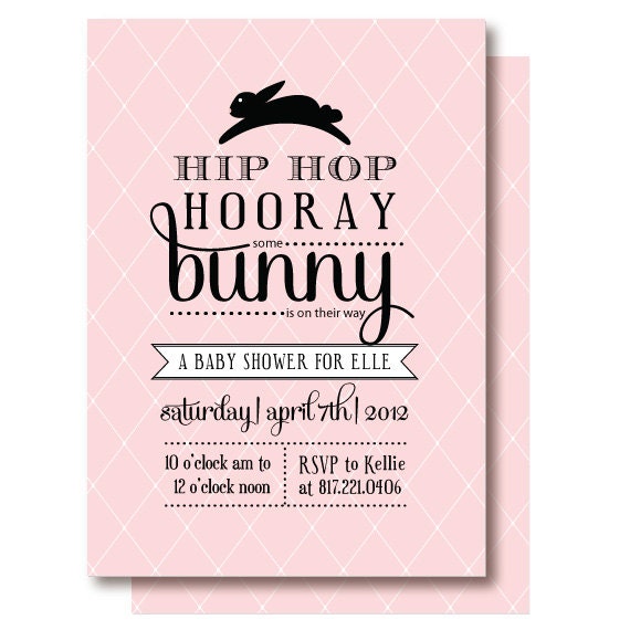 Bunny Baby Shower Invitation Some Bunny S Coming Perfect Etsy Bunny Baby Shower Invitation Some Bunny S Coming Perfect Etsy
