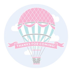 Hot Air Balloon Baby Shower Invitations image 4