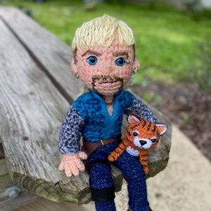 PATTERN PDF Exotic Tiger Man Joe Crochet Amigurumi Crochet Doll Pattern image 2