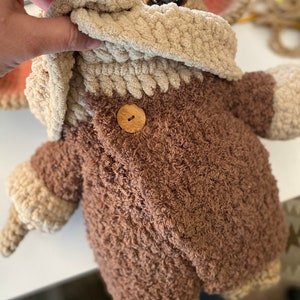 PATTERN PDF Customizable Bear Cub Amigurumi Crochet Doll Crochet doll Pattern image 8