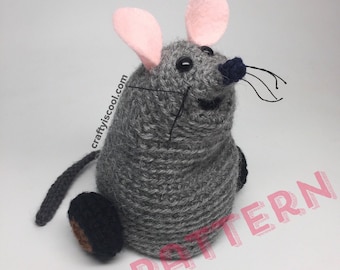 PATTERN PDF Cat Toy Mouse Crochet doll PATTERN Christmas Toy