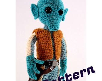 PDF Star Hunter Amigurumi Monster Crochet doll Pattern