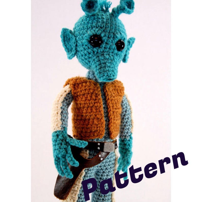 PDF Star Hunter Amigurumi Monster Crochet doll Pattern image 1