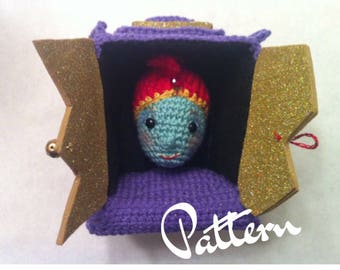 PATTERN PDF Jambi from Pee-wee's Playhouse Crochet doll Amigurumi Pattern