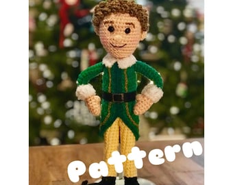 PATTERN PDF Everyone's Elf Pal Crochet Amigurumi Crochet Doll Pattern