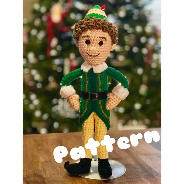 PATTERN PDF Everyone's Elf Pal Crochet Amigurumi Crochet Doll Pattern