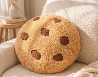 Almohada de peluche de galleta