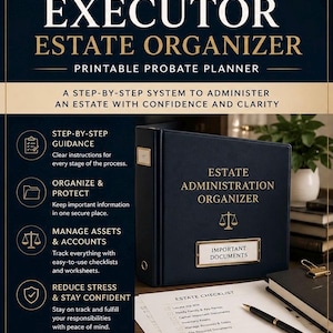 Organizator spadku | Planista postępowania spadkowego, lista kontrolna (plik PDF do druku)