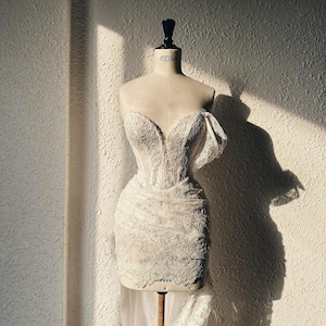 white t shirt dress T-Shirt – Tibi Official The mid under-$100-sale SIZE:XS WEWOREWHAT Lace Asymmetrical Slip