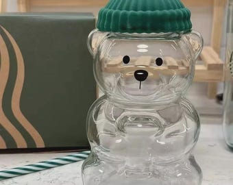 2025 Glass Bearista Bear Cold Cup Holiday Limited Edition