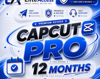 Capcut Pro 12 maanden toegang