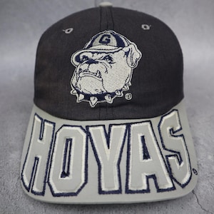 Vintage Georgetown Hoyas Starter Snapback-keps med stor logotyp broderad 90-tals NCAA